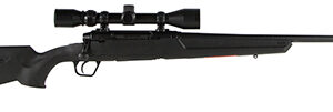 Savage Arms 57259 Axis XP Full Size 6.5 Creedmoor 4+1 22" Matte Black Button-Rifled Barrel, Matte Black Drilled & Tapped Steel Receiver, Matte Black Fixed Synthetic Stock, Weaver Scope 3-9x40mm
