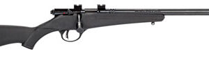 Savage Arms 13834 Rascal FV-SR 22 LR Caliber with 1rd Capacity, 16.12" Threaded Barrel, Matte Blued Metal Finish & Matte Black Synthetic Stock Right Hand (Youth)