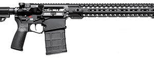 Patriot Ordnance Factory 01581 Revolution  308 Win,7.62x51mm NATO 16.50" 20+1 Black Hard Coat Anodized 6 Position MFT BMS Minimalist Stock