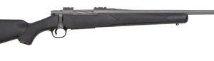 Mossberg 28068 Patriot  22-250 Rem 5+1 22" Fluted Barrel w/Recessed Match Crown, Cerakote Stainless Steel, Spiral-Fluted Bolt, Synthetic Stock, Drop Box Magazine, Adjustable LBA Trigger