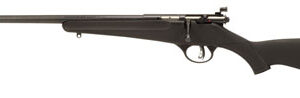 Savage Arms 13843 Rascal  22 Short Caliber with 1rd Capacity, 16.12" Barrel, Matte Blued Metal Finish & Matte Black Synthetic Stock Left Hand (Youth)