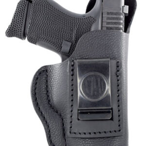 1791 Gunleather SCH3NSBL SCH  IWB Size 03 Night Sky Black Leather Belt Clip Compatible w/Ruger LC9/1911/Glock 42 Left Hand