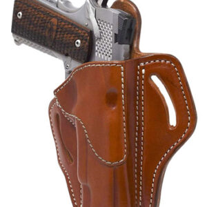 1791 Gunleather BH1CBRR BH1  OWB 01 Classic Brown Leather Belt Slide Fits 4-5" 1911