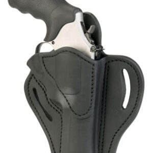 1791 Gunleather RVH2SBLR RVH2  OWB Size 02 Stealth Black Leather Belt Slide Fits Ruger GP100/S&W K Frame Right Hand