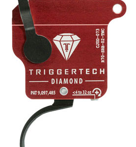 TriggerTech R70SRB02TNC Diamond Without Bolt Release Single-Stage Traditional Curved Trigger with 0.30-2 lbs Draw Weight for Remington 700 Right