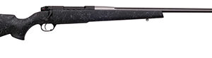 Weatherby MAM01N65RWR6B Mark V Accumark 6.5 Wthby RPM 4+1 24" Barrel, Graphite Black Cerakote Metal Finish, Gray Webbed Black Fixed Monte Carlo Stock