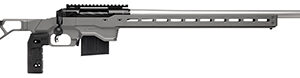 Savage Arms 57555 110 Elite Precision 223 Rem,5.56x45mm NATO 10+1 26" Matte Stainless, Matte Black Rec, Gray Cerakote Adjustable MDT ACC Aluminum Chassis Stock