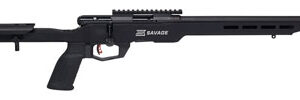 Savage Arms 70248 B22 Precision Full Size Bolt Action 22 LR 10+1 18" Barrel, Matte Black Metal Finish & Adjustable MDT ACC Aluminum Chassis Matte Black Stock