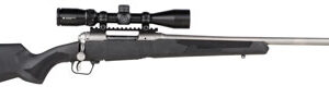 Savage Arms 57596 110 Apex Storm XP 6.5 PRC 2+1 24", Matte Stainless Metal, Synthetic Stock, Vortex Crossfire II 3-9x40mm Scope