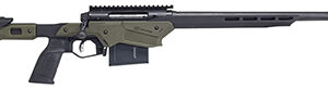 Savage Arms 57553 Axis II Precision 30-06 Springfield 5+1 22", Matte Black Barrel/Rec, OD Green Adjustable MDT Aluminum Chassis, Polymer Grip