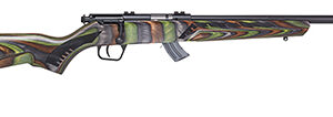 Savage Arms 26736 Mark II Minimalist 22 LR Caliber with 10+1 Capacity, 18" Barrel, Matte Black Metal Finish & Boyd's Minimalist Green Laminate Stock Right Hand (Full Size)