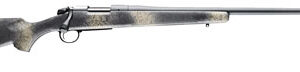 Bergara Rifles B14S522 B-14 Wilderness Ridge 6.5 Creedmoor 4+1 22" Threaded, Sniper Gray Cerakote Barrel/Rec, SoftTouch Woodland Camo Synthetic Stock, Omni Muzzle Brake