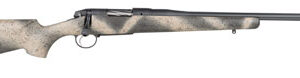 Bergara Rifles BPR33308 Premier Highlander 308 Win 4+1 20" Sniper Gray Cerakote Fluted Barrel, Sniper Gray Cerakote Stainless Steel Receiver, Woodland Camo Grayboe Stock