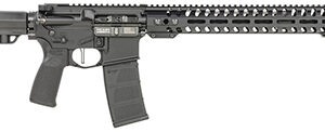 Patriot Ordnance Factory 01644 Minuteman Direct Impingement 5.56x45mm 30+1 16.50" Nitride Treated Threaded Barrel, Black Hard Coat Anodized Receiver, Synthetic 6 Position MFT Minimalist Stock