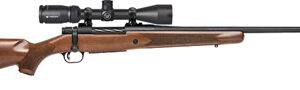 Mossberg 28127 Patriot  7mm Rem Mag Caliber with 3+1 Capacity, 24" Threaded/Fluted Barrel, Matte Blued Metal Finish & Walnut Stock Right Hand (Full Size) Includes Vortex Crossfire II 3-9x40mm Scope