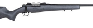 Mossberg 28101 Patriot Long Range Hunter 308 Win Caliber with 5+1 Capacity, 22" Barrel, Threaded/Fluted Matte Blued Metal Finish & Sniper Gray Fixed Monte Carlo Stock Right Hand (Full Size)