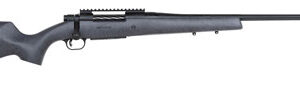 Mossberg 28102 Patriot Long Range Hunter 300 Win Mag Caliber with 3+1 Capacity, 24" Threaded/Fluted Barrel, Matte Blued Metal Finish & Sniper Gray Fixed Monte Carlo Stock Right Hand (Full Size)