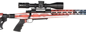 Howa HFLG30816 M1500 APC Chassis Gen2 308 Win 10+1 16.25" Barrel, American Flag Cerakote Receiver, American Flag 6 Position Luth-AR MBA-4 with Aluminum Chassis Stock, Black Polymer Grip