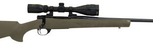 Howa HGP265PRCG M1500 Gamepro Gen2 6.5 PRC 3+1 24" Threaded Barrel, Blued Metal Finish, Green Fixed Hogue Pillar-Bedded Overmolded Stock, Includes GamePro 4-12x40mm Scope