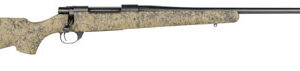 Howa HHS43533 M1500 HS Precision 300 PRC 3+1 24" Threaded Barrel, Black Steel Receiver, Green w/Black Webbing HS Precision Synthetic Stock