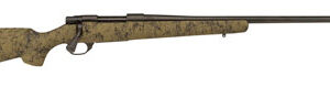Howa HHS45533 M1500 HS Precision 6.5 PRC 3+1 24" Threaded Barrel, Black Steel Receiver, Green w/Black Webbing HS Precision Synthetic Stock