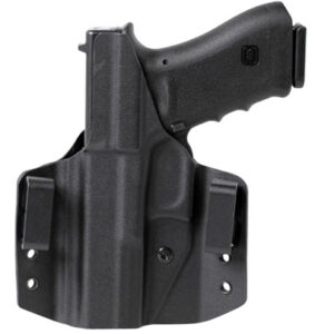 Uncle Mike's 54CCW67BGL CCW Holster OWB Black Boltaron Belt Slide Compatible w/Glock 42 Left Hand