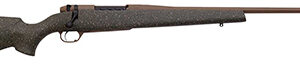 Weatherby MWL05N65RWR6B Mark V Weathermark LTD 6.5 Wthby RPM 4+1 24" Burnt Bronze Cerakote Spiral, Fluted Steel Barrel, Black w/Grey & Brown Accents Monte Carlo Stock