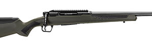 Savage Arms 57653 Impulse Hog Hunter 308 Win 4+1 Matte Black 18" Threaded Barrel/Rec, Matte OD Green Fixed AccuStock with AccuFit, Includes Detachable Box Mag