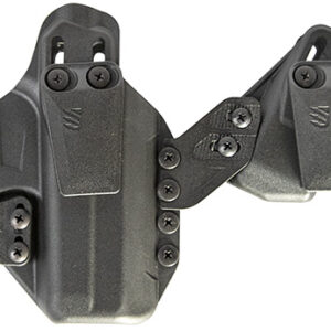 Blackhawk 416100BK Stache Premium Kit IWB Size 00 Black Polymer Belt Clip Compatible w/Glock 17/22/31 Ambidextrous