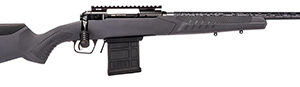 Savage Arms 57940 110 Carbon Tactical 6.5 PRC 8+1 24" Carbon Fiber Wrapped Barrel, Matte Black Metal, Gray Fixed AccuStock with AccuFit