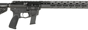 Wilson Combat TRAR9GB91610 AR9G Carbine 9mm Luger 17+1 16" Black Match Grade Threaded Barrel, Black Armor-Tuff Aluminum Receiver, M-LOK Handguard, Black Synthetic Rogers Super-Stoc w/Cam-Lock Stock