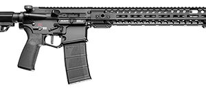 Patriot Ordnance Factory 01165 Renegade + *CA Compliant 5.56x45mm NATO 16.50" 10+1 Black Hard Coat Anodized Rec 14.50" M-Lok Black Nitride Barrel 6 Position MFT Stock Black Polymer MFT Grip