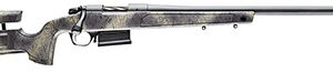 Bergara Rifles B14LM361CF B-14 HMR Carbon Wilderness 300 Win Mag 5+1 26" Carbon Fiber Wrapped Barrel, Woodland Camo Molded with Mini-Chassis Stock, Right Hand