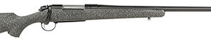 Bergara Rifles B14S503C B-14 Ridge 243 Win 4+1 22" Graphite Black Cerakote Barrel, Graphite Black Cerakote Steel Receiver, Gray Speckled Black Fixed American Style Stock, Right Hand