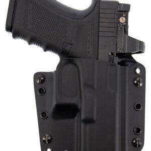 Galco CVS868RB Corvus  IWB/OWB Black Kydex Belt Loop Compatible w/Glock 17 Gen3-5/19 Gen3-5/23 Gen3-5 Belt Up to 1.75" Wide Right Hand