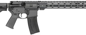 Midwest Industries MIFN16CRM15 Lightweight  223 Wylde 16" 30+1 Black Hard Coat Anodized Rec with 16" M-Lok Black 6 Position Magpul CTR Stock Black Magpul MOE Grip Right Hand