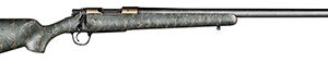 Christensen Arms 8010603800 Ridgeline  7mm-08 Rem 4+1 24" Carbon Fiber/Threaded Barrel, Burnt Bronze Cerakote, Green with Black/Tan Webbing Stock, Left Hand
