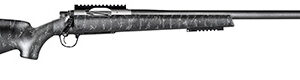 Christensen Arms 8011000100 Traverse  22-250 Rem 4+1 24" Threaded Barrel, Natural Stainless, Black with Gray Webbing Stock