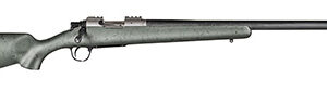 Christensen Arms 8010800102 Summit TI  Full Size 6.5 PRC 3+1, 24" Natural Titanium Steel Threaded Barrel, Natural Titanium Aluminum Receiver, Green w/Black Webbing Fixed Sporter Stock
