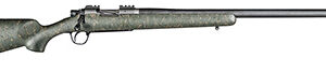 Christensen Arms CA10268H14233 Summit TI  Full Size 6.5 Creedmoor 4+1, 24" Natural Titanium Steel Threaded Barrel, Natural Titanium Aluminum Receiver Green w/Black/Tan Webbing Fixed Sporter Stock