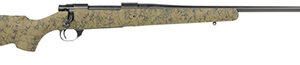 Howa HHS43333 M1500 HS Precision 300 Win Mag 3+1 24" Blued Threaded Barrel/Rec, Green with Black Webbed HS Precision Stock