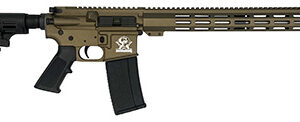 Great Lakes Firearms GL15223SSBRZ AR-15  223 Wylde 30+1 16" Stainless Barrel, Bronze Cerakote Receiver, Full Picatinny Rail, Black Collapsible Stock, Polymer Grip