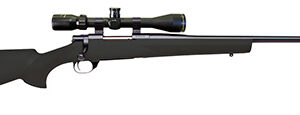 Howa HGP2250B M1500 Gamepro Gen2 22-250 5+1 22" Barrel, Blued Barrel/Rec, Black Hogue Stock, Includes Nikko Stirling GamePro 3.5-10x44mm Scope