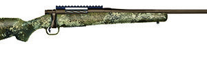 Mossberg 28171 Patriot Predator 7mm PRC 3+1 24" Fluted & Threaded, Patriot Brown Cerakote Barrel/Rec, TrueTimber Strata Stock