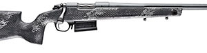Bergara Rifles B14LM751 B-14 Crest 300 Win Mag 3+1 22" Fluted/Threaded, Sniper Gray Cerakote Barrel/Rec, Monte Carlo Carbon Fiber Stock with Black & Gray Splatter, Omni Muzzle Brake