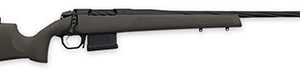 Weatherby 3WRXP65CMR4B 307 Range XP 6.5 Creedmoor 5+1 22" Fluted, Black Barrel/Rec, OD Green Synthetic Stock with Adj. Cheek Rest, Accubrake Muzzle Brake, TriggerTech Trigger