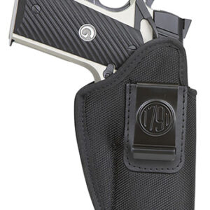 1791 Gunleather PNIWB4BLKL Premium Nylon  IWB Size 04 Black Ballistic Nylon Clip-On Left Hand