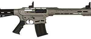 Howa CBOSS2512TG Boss-25  12 Gauge Semi-Auto 3" 5+1 18.75" Black Steel Threaded Barrel, Tungsten Gray Picatinny Rail Receiver, Black Adj Comb Synthetic Stock, Black Finger Groove Grip
