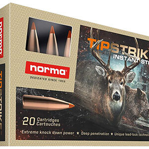 Norma Ammunition 20171222 Dedicated Hunting Tipstrike 280 Rem 160 gr Polymer Tip 20 Per Box/ 10 Case