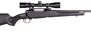 Savage Arms 58130 110 Apex Hunter XP 400 Legend 4+1 18" Carbon Steel, Black, Synthetic AccuFit Stock, Vortex Crossfire II 3-9x40mm Scope